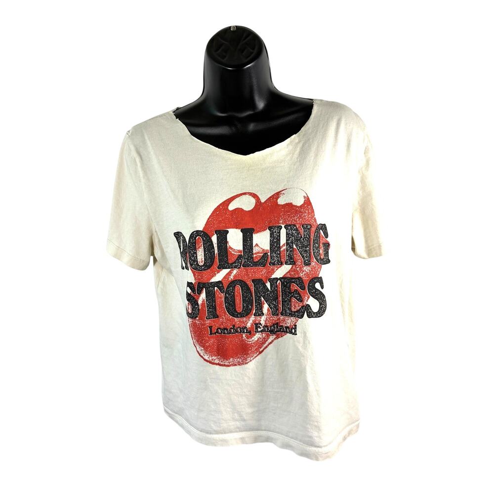 Rolling Stones London England Distressed Graphic Tee